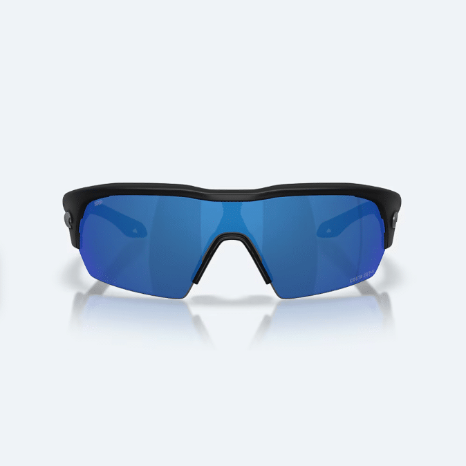 COSTA LUNETTE POLARISÉE EN VERRE PILOTHOUSE PRO - MATTE BLACK, BLUE MIRROR image