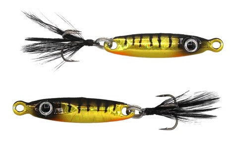 EUROTACKLE T-FLASHER CUILLIERE MICRO TUNGSTEN 1/4 OZ - YELLOW PERCH image