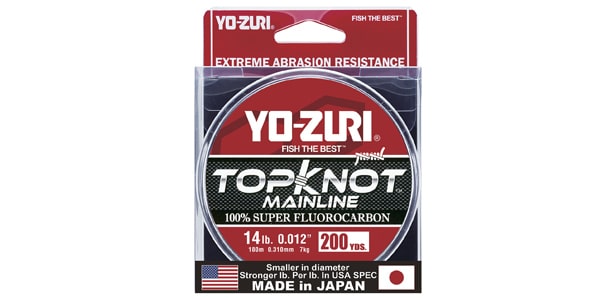 YO-ZURI TOPKNOT MAINLINE FLUOROCARBONE - CLEAR, 25 LBS image