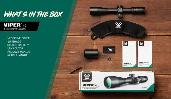 VORTEX TÉLESCOPE VIPER HD 3-15x44 - DEAD-HOLD BDC image 4