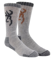 BROWNING 2 PAIRES DE BAS DE LAINE MÉLANGÉ - CASTLEROCK / BLACK image 0