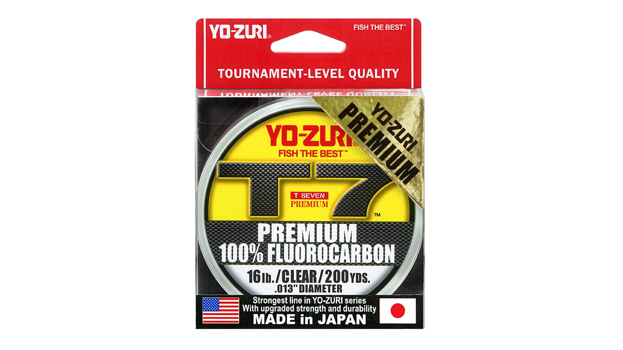YO-ZURI T7 PREMIUM FLUOROCARBON - 200 YDS - 8 LBS, CLEAR image