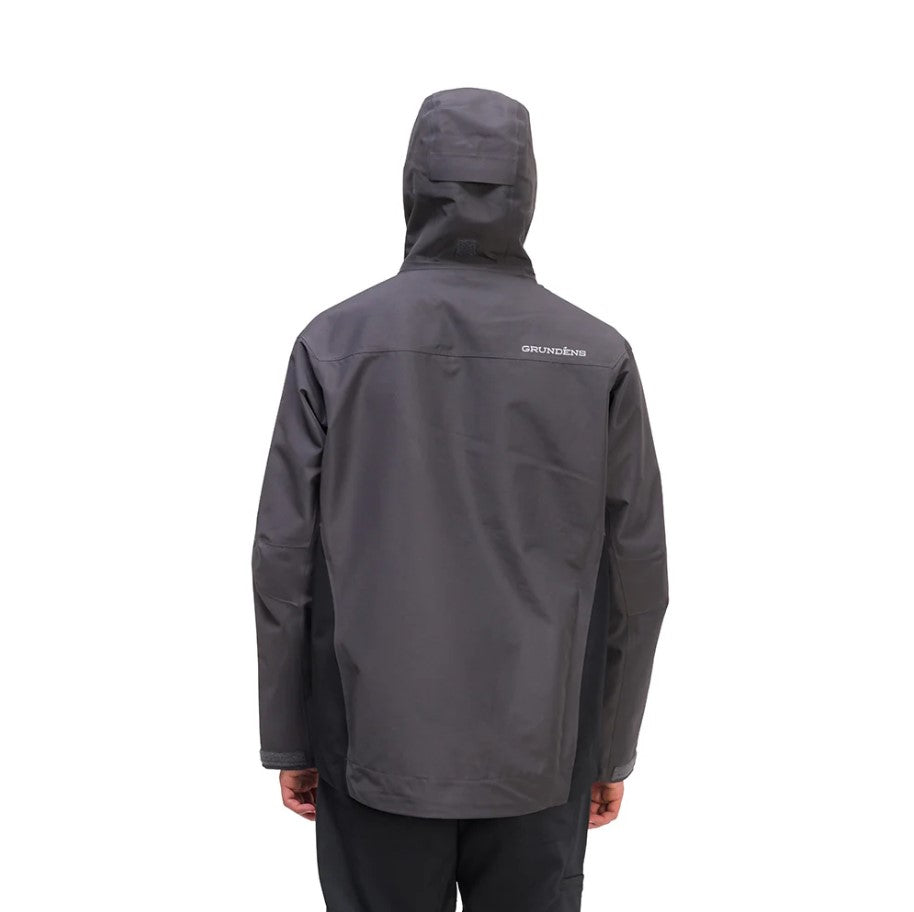 GRUNDÉNS MANTEAU IMPERMÉABLE DOWNRIGGER GORE-TEX - BLACK / ANCHOR image 1