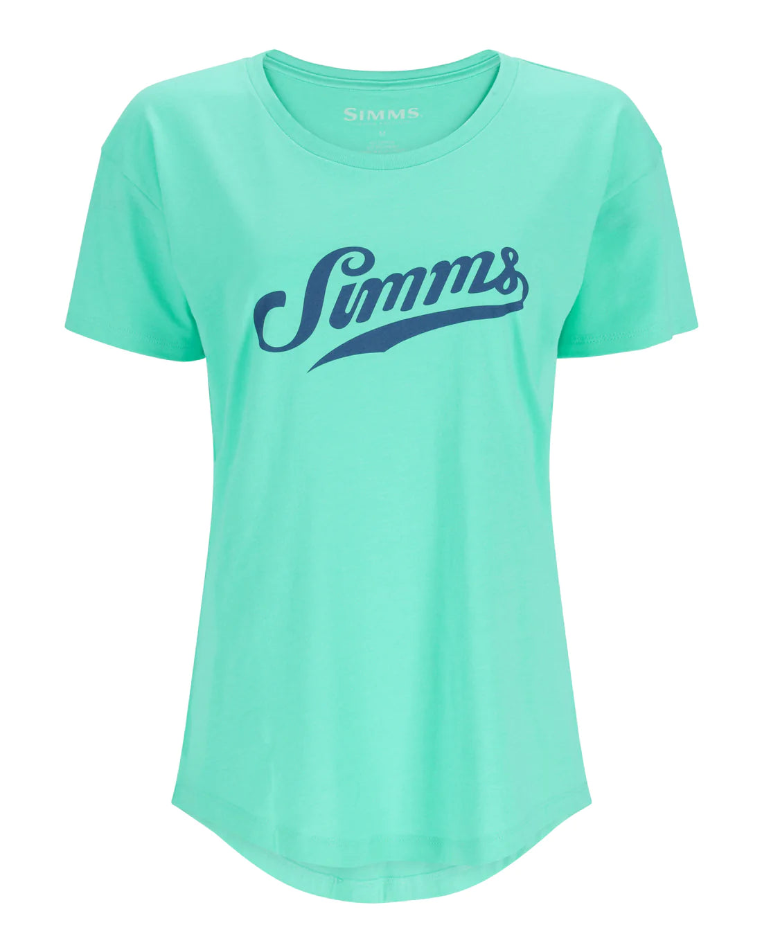 SIMMS T-SHIRT SCRIPT POUR FEMME, GULF BLUE image 0