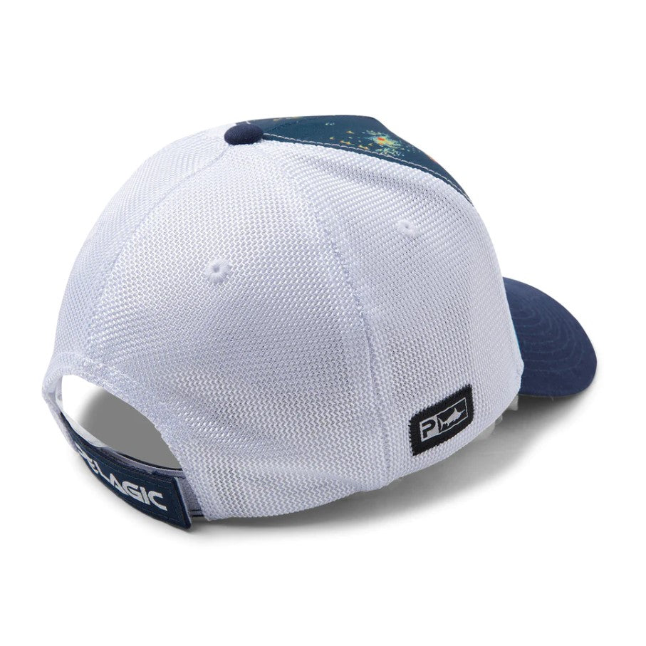 PELAGIC CASQUETTE LOW TRUCKER OFFSHORE ICON SONAR, NAVY image 1