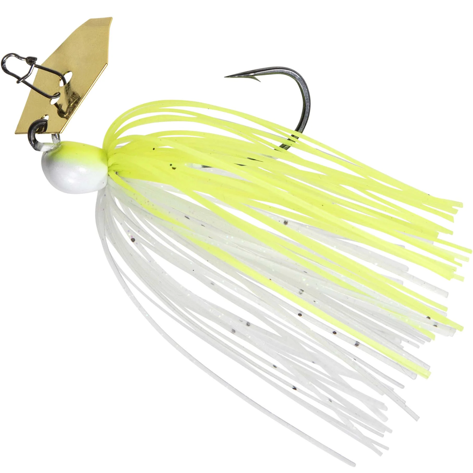 ZMAN CHATTERBAIT MICRO MAX - 1/4, CHARTREUSE/WHITE image
