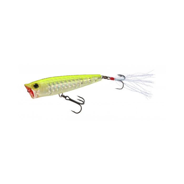 YO-ZURI 3DR-X POPPER - 2 5/8'' - PRISM CHARTREUSE SILVER image