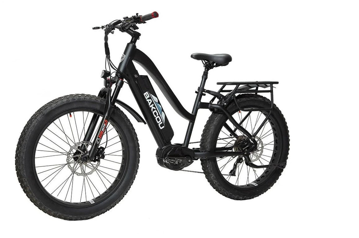 BAKCOU EBIKE MULE STEP-THROUGH 24" 1000W 21Ah, MATTE BLACK image 0