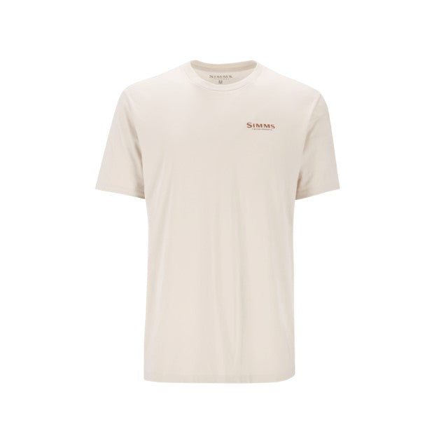 SIMMS T-SHIRT LET IT FLY - NATUREL image 0