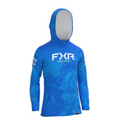 FXR ENFANT HOODIE DERBY AIR UPF COBALT UNDERTOW
