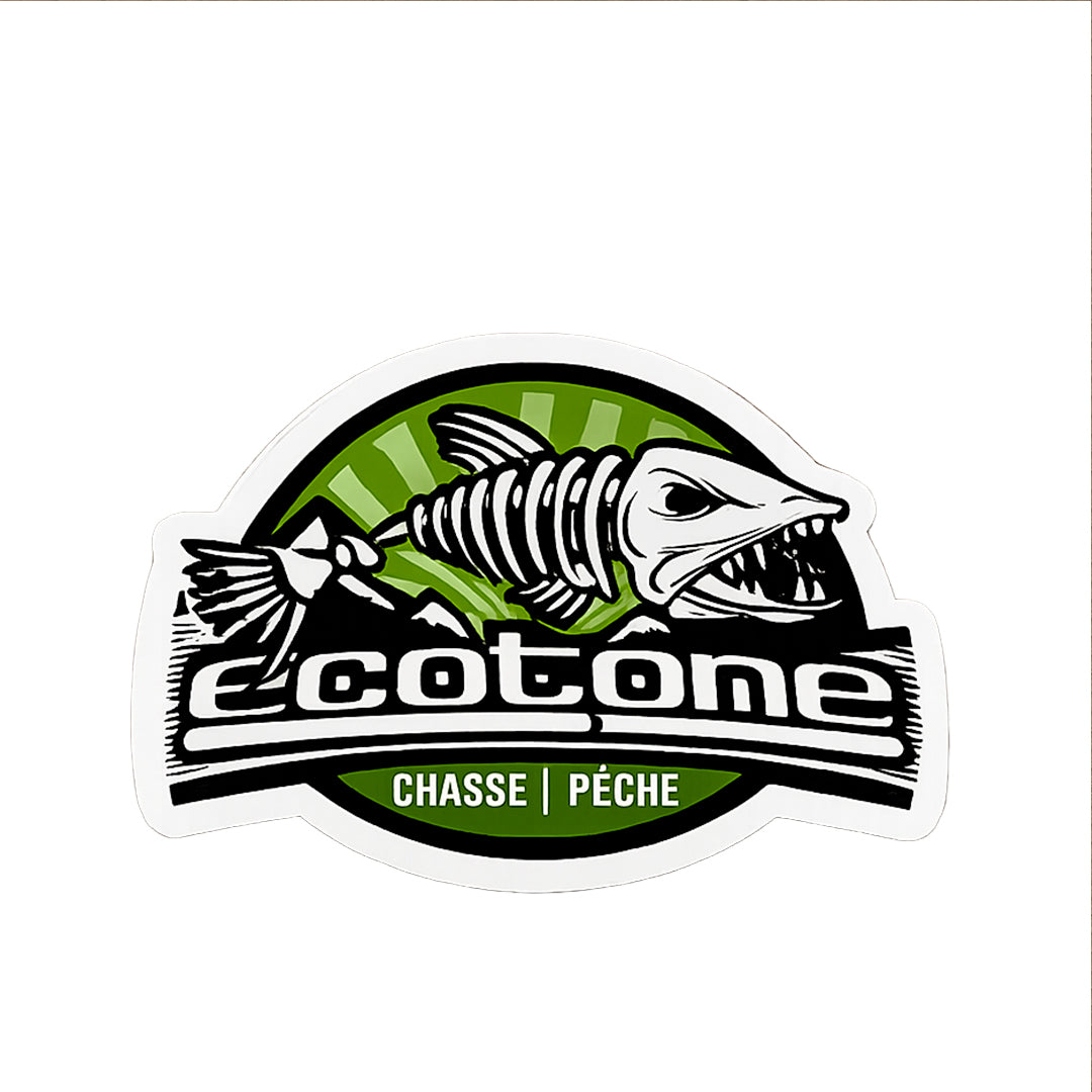 ECOTONE AUTOCOLLANT POISSON VERT 8''