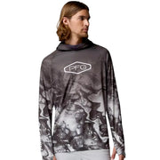 COLOMBIA CHANDAIL À CAPUCHON PFG SUPER TERMINAL TACKLE SHARK GREY